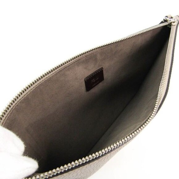 Fendi Leather Banana Envelope Clutch - Picture 2 of 5